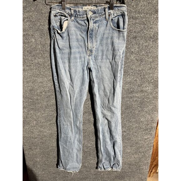 Abercrombie & Fitch Denim - Abercrombie & Fitch The 70s Vintage Flare Jeans Womens 8 Light Wash Denim